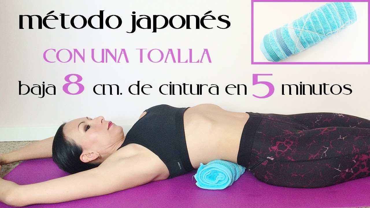 Baja 8 cm. de Cintura en 5 Minutos CON UNA TOALLA
