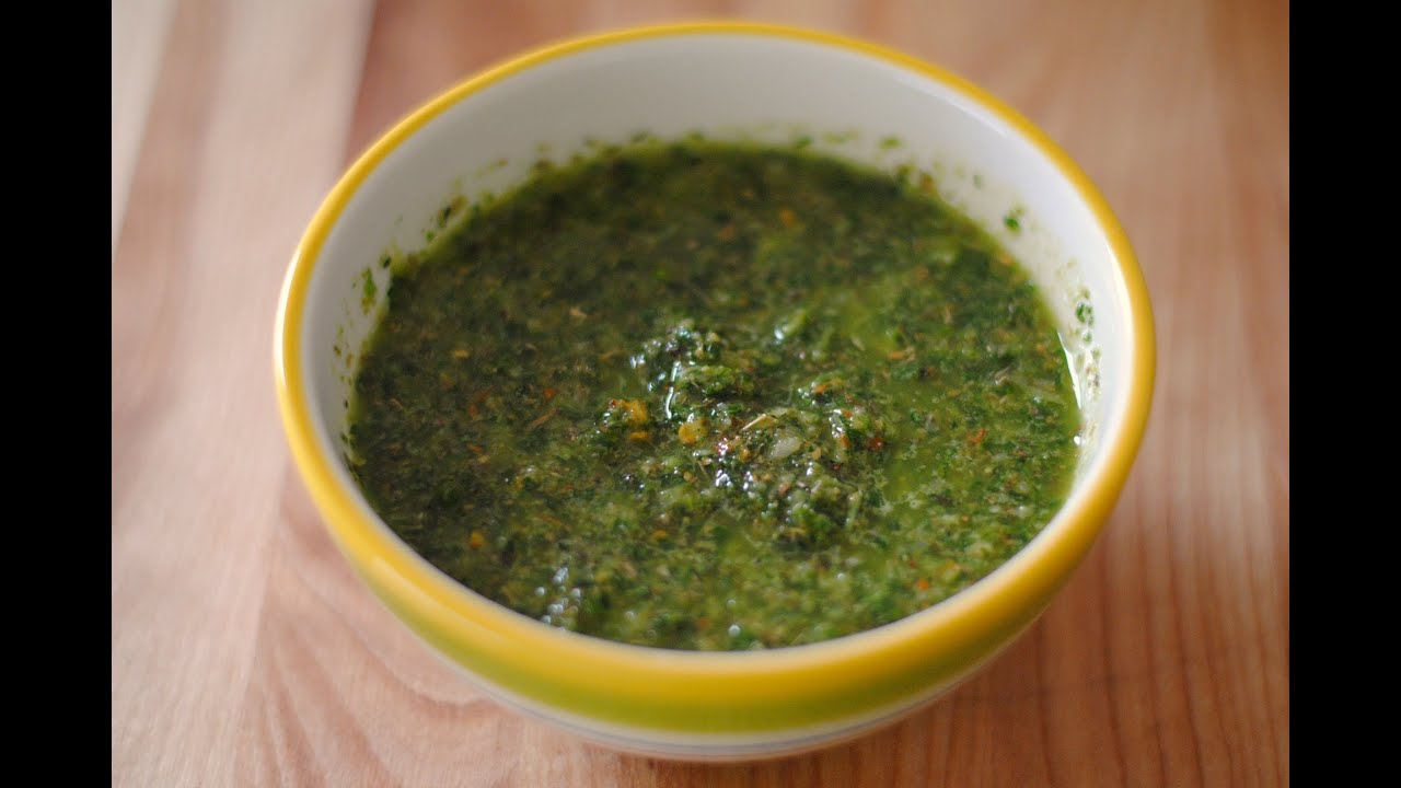CHIMICHURRI | Cómo Hacer Salsa Chimichurri | SyS
