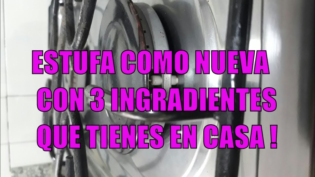✅ESTUFA" Como limpiar tu ESTUFA DE FORMA RÁPIDA  con BICARBONATO,VINAGRE.