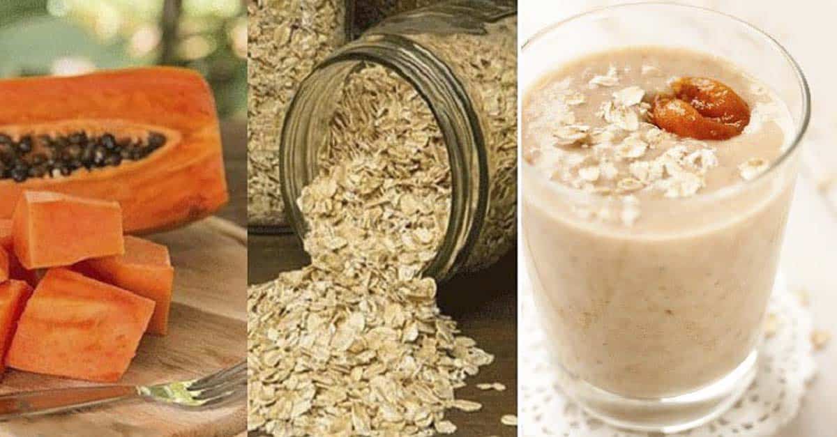 Batido de avena y papaya para bajar el colesterol y... el peso, claro