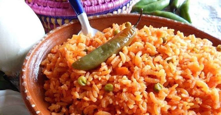 Arroz rojo a la mexicana