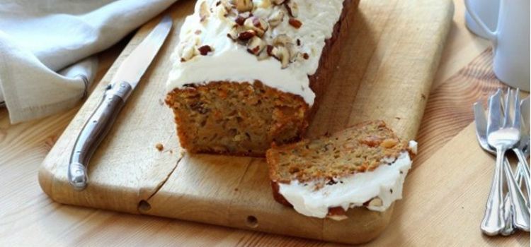 Pastel de zanahoria con frutos secos