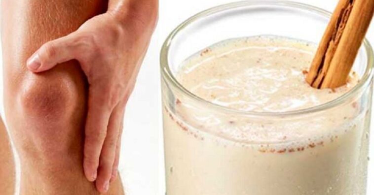 Batido de avena, canela y piña para fortalecer las rodillas