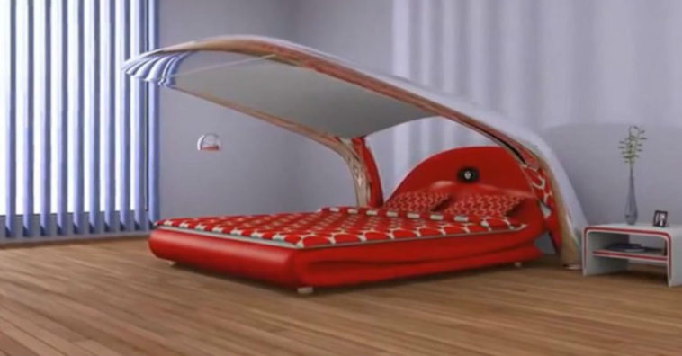 muebles del dormitorio del futuro