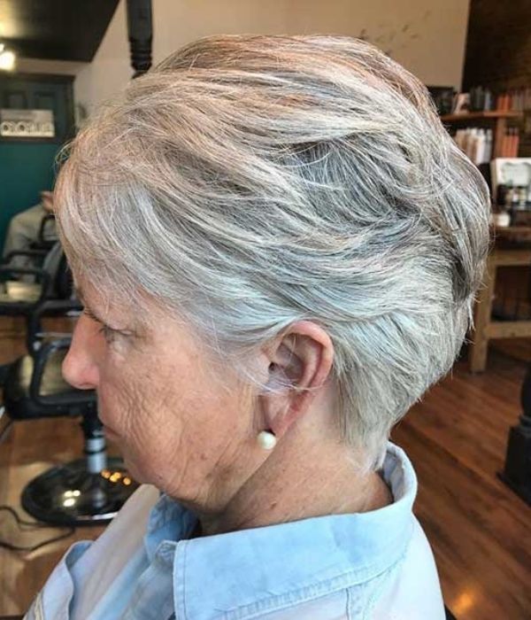 Cortes de cabello modernos para mujeres de 70 años