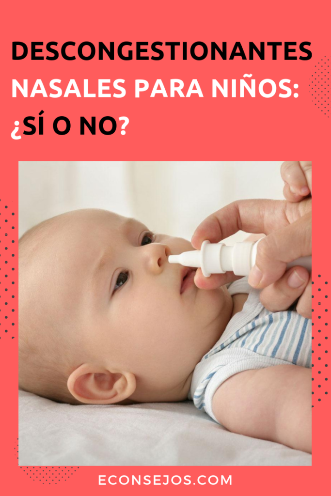 Descongestionantes nasales para niños