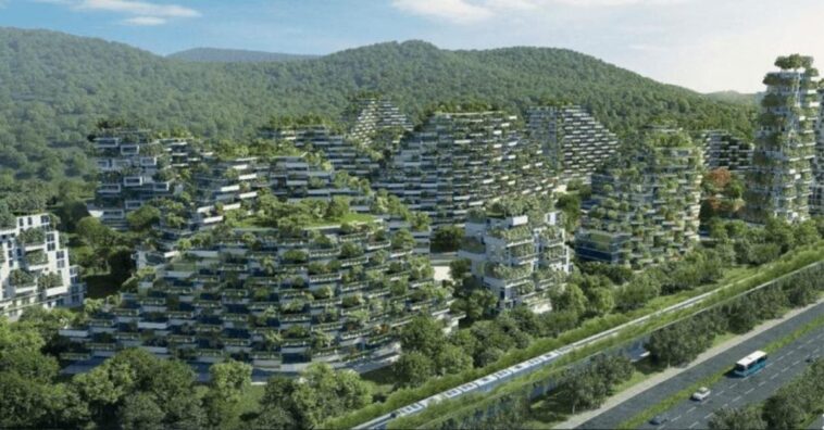 Diseñan la primera gran ciudad-bosque en todo el mundo