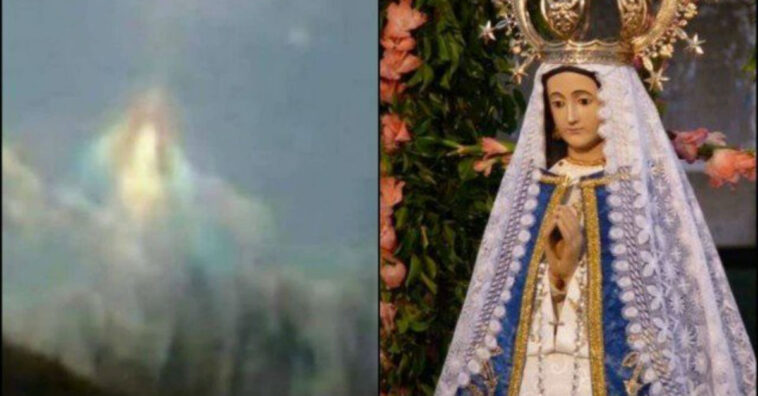fenómeno en el cielo hace que los creyentes vean a la Virgen María