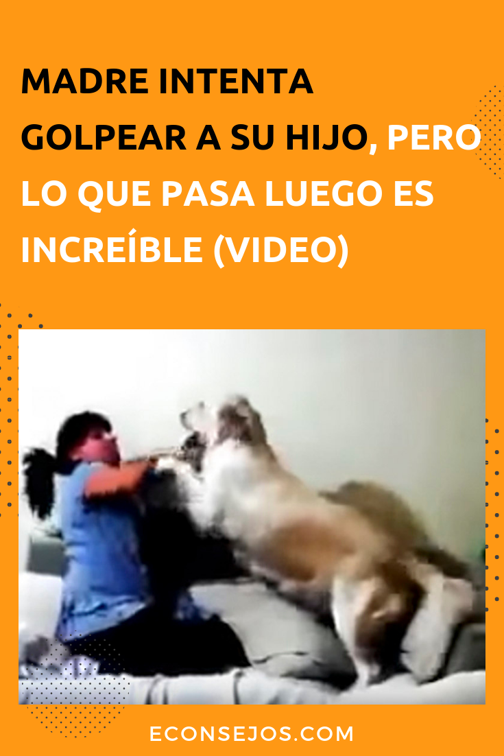 Madre intenta golpear