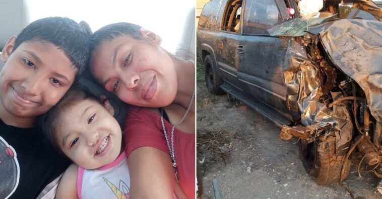 Niño de 11 años salva a su familia de un auto en llamas