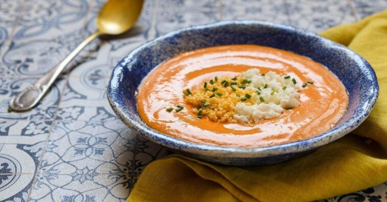 Salmorejo de manzana