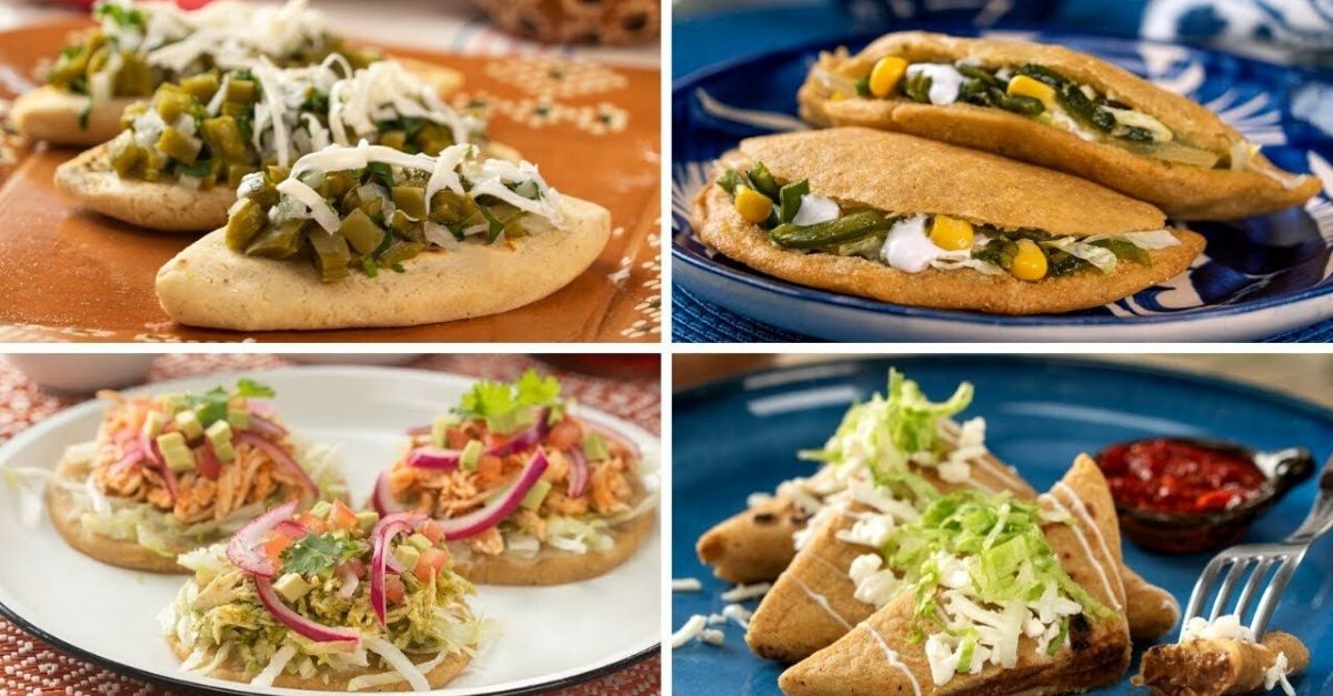 4 Recetas de antojitos de mercado mexicanos