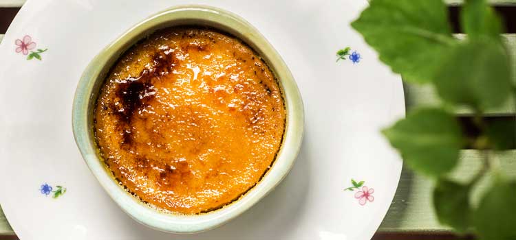 arroz con leche coco brulee