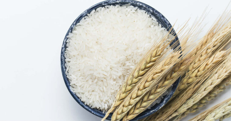 Agua de arroz para el cabello