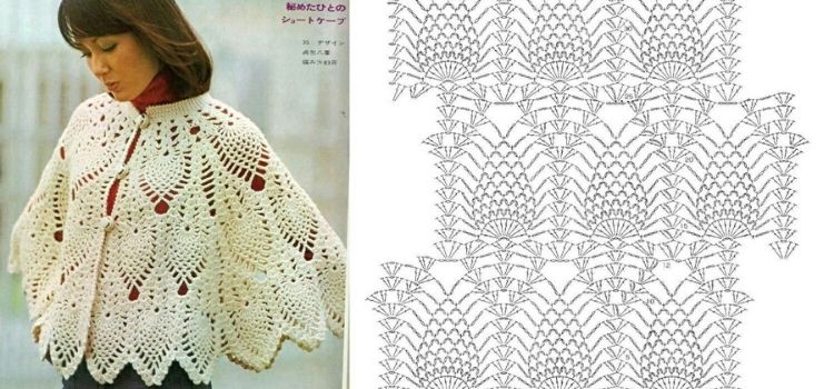 capas ponchos / mañanitas para tejer con diferentes patrones