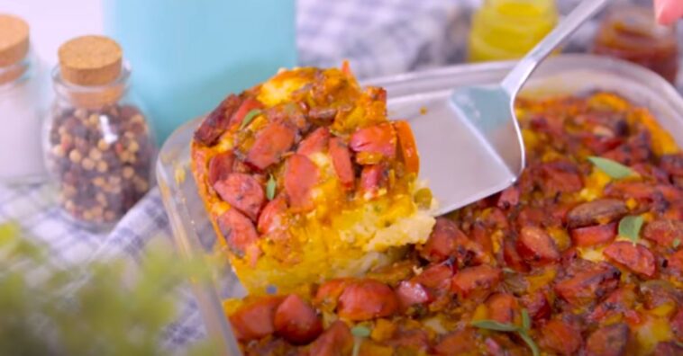 salchichas calientes hechas al horno