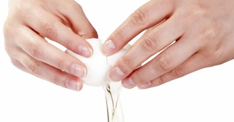 clara de huevo es una potente mascarilla natural