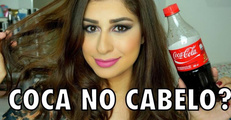 cabello con Coca-Cola