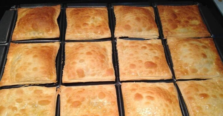 pastel horneado con aspecto de frito