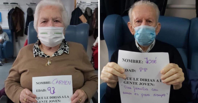 sabios consejos de los ancianos en una residencia