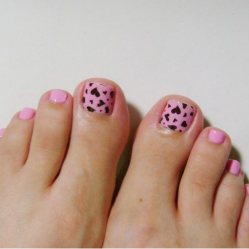 uñas de los pies decoradas