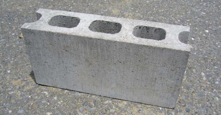 decoracion con bloques de cemento
