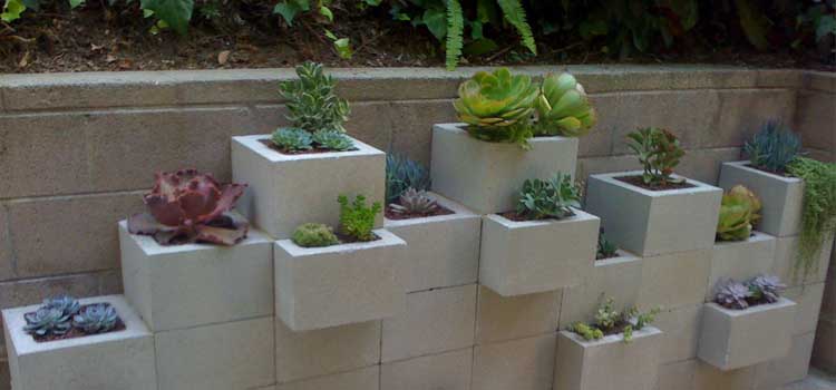 decoracion bloques de cemento ext pared verde