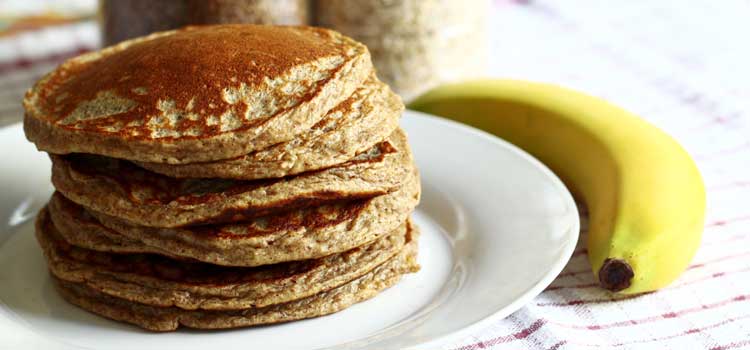 desayunos con avena panquecas