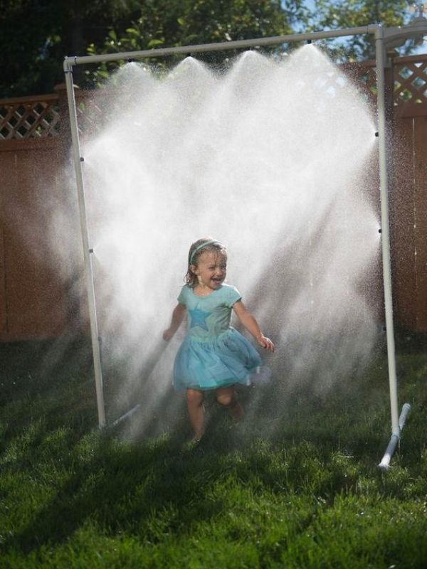  hacer una ducha de PVC para el baño de un patio trasero