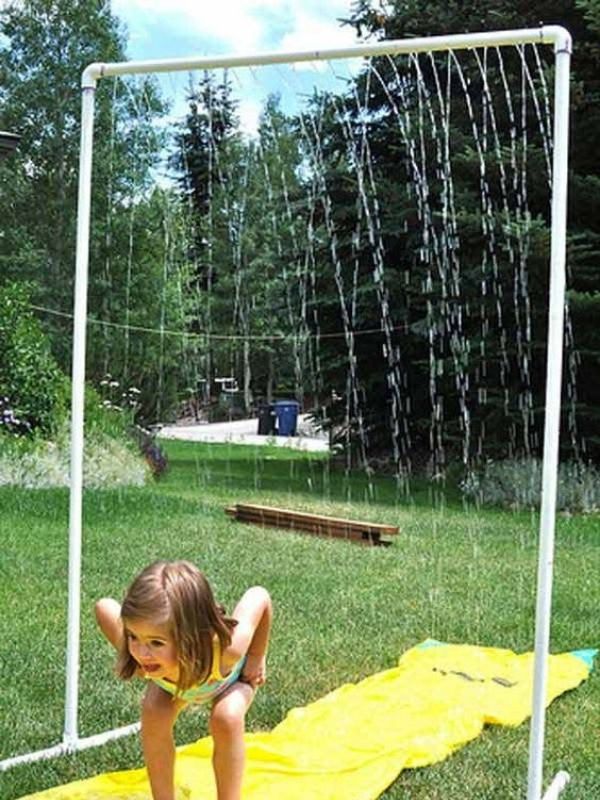  hacer una ducha de PVC para el baño de un patio trasero