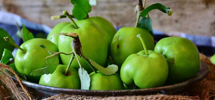 frutas mas astringentes manzanas