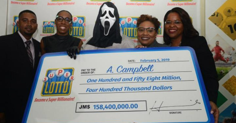 ganador de loteria en jamaica