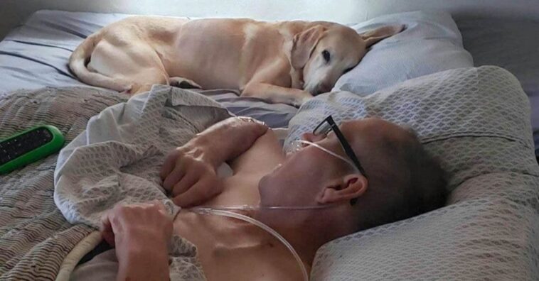 hombre con cáncer muere con una hora de diferencia con su perro