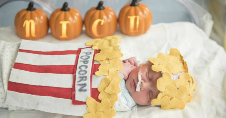 hospital viste a sus pacientes mas pequenos para Halloween