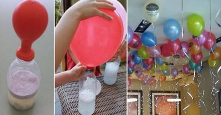 inflar globos flotadores sin usar helio