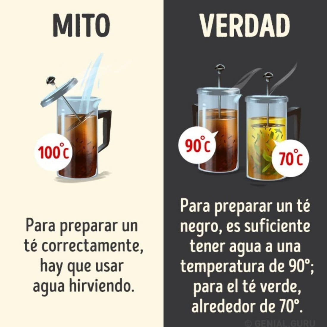 Mitos que hay que olvidar sobre algunas bebidas