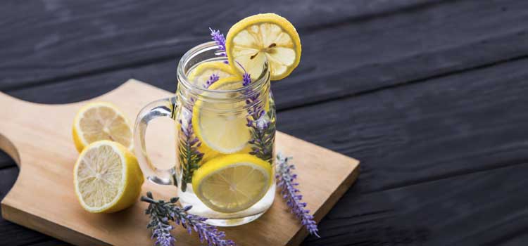 infusiones de frutas lavanda limon