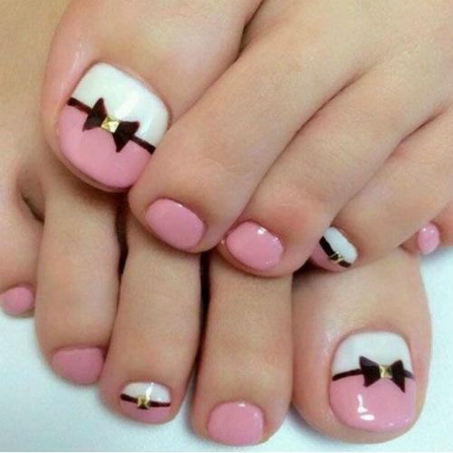 uñas de los pies decoradas