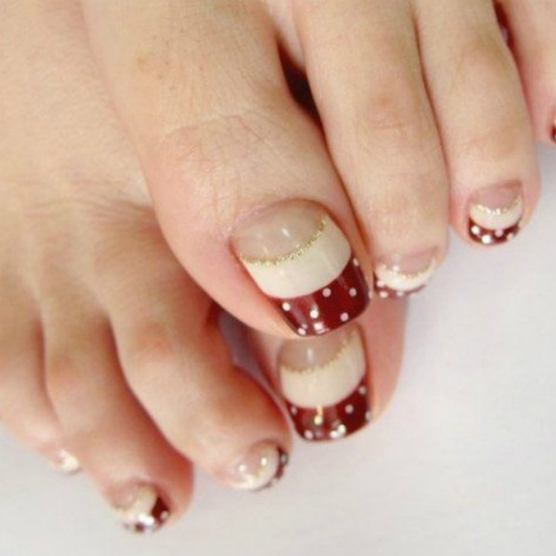 uñas de los pies decoradas