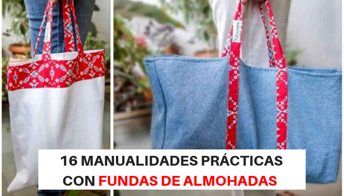 ¡Recicle su ropa de cama! Las fundas de sus almohadas son excelentes