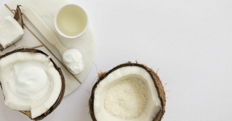 mascarilla con aceite de coco