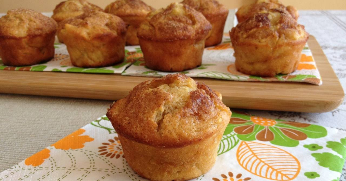 Cómo hacer muffins de avena, manzana y canela