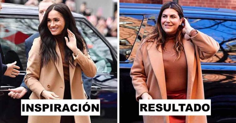 mujer imita los looks de las famosas