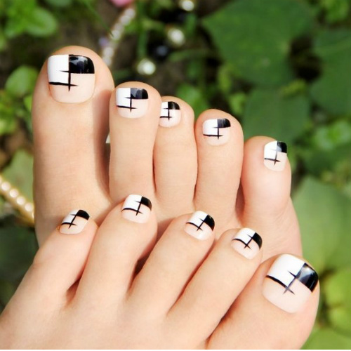 uñas de los pies decoradas