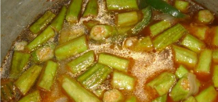 okra en salsa