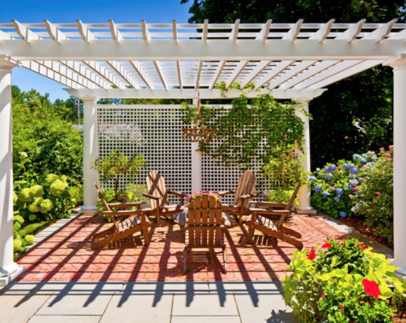 Pérgola de madera