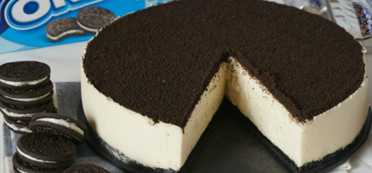 postres sin horno tarta de queso con oreo