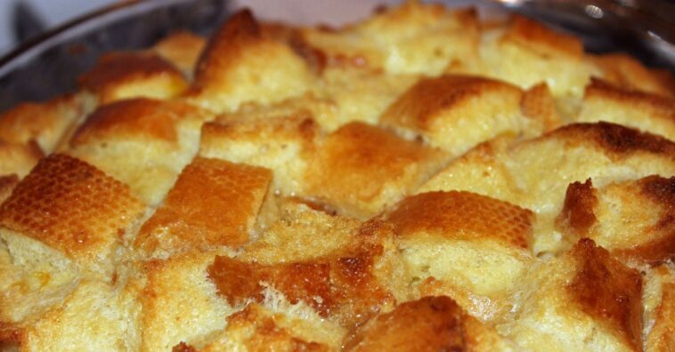 budín de pan de olla a presión