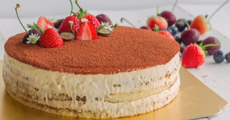 Pastel de leche caliente