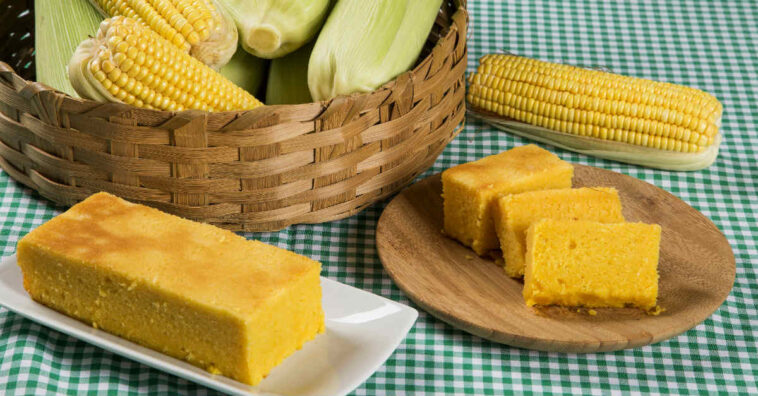 pastel de maíz cremoso